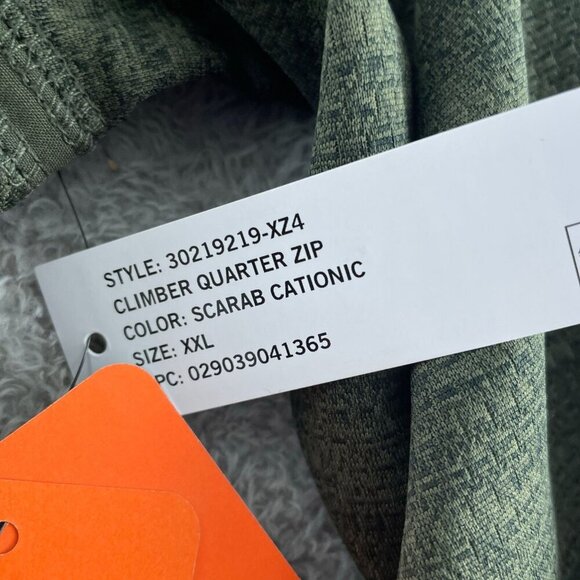 Bass Outdoor Mens Climber Quarter Zip Pullover XXL NWT 5103 - Picture 5 of 10